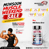 Muscle Garage Gainz Drol – Strength & Performance Support Supplement | 60 Tablets