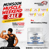 MG Creatine Monohydrate Powder – 100g (33 Servings) | Ultra Pure HPLC-Tested