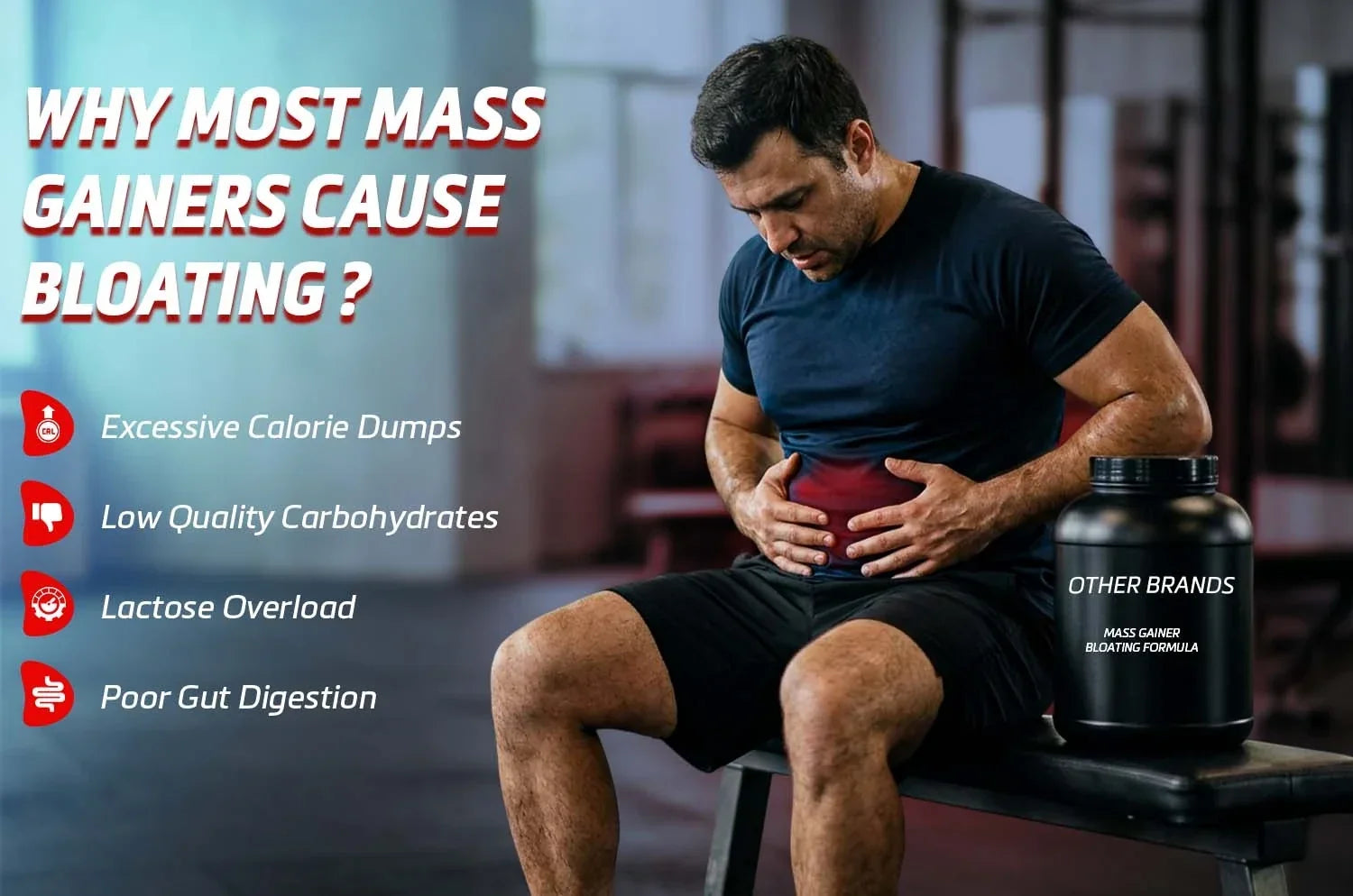 Why Most Mass Gainers Cause Bloating (And How to Actually Gain Weight in India)