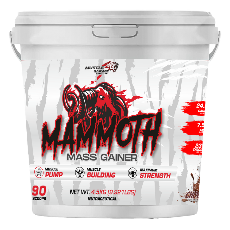 Muscle Garage Mammoth Mass Gainer- (4.5Kg, Chocolate)