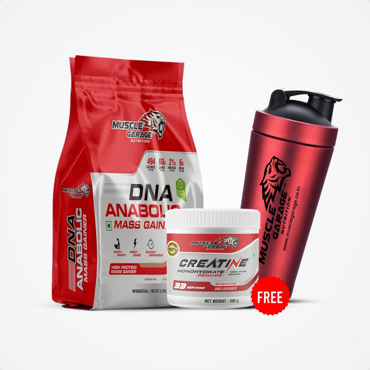 MG DNA Anabolic Mass Gainer 2.7kg (6lbs) –  Premium Mass Gainer Supplement for Bulking