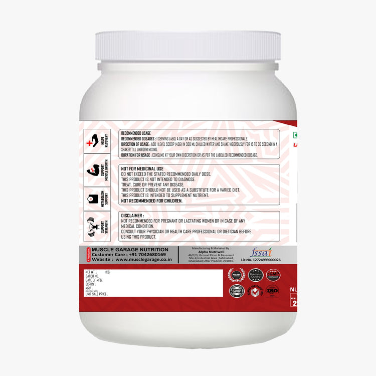 Muscle Garage DNA Carb Fuel Superior Carbohydrate Formula 22 Servings, 1Kg (2.2Lbs)