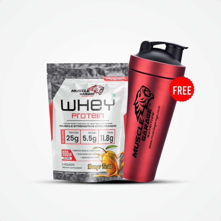 MUSCLE GARAGE WHEY PROTEIN- 900GM