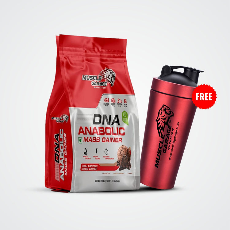 DNA ANABOLIC MASS GAINER - 2.7KG (6LBS) Get FREE Steel Shaker