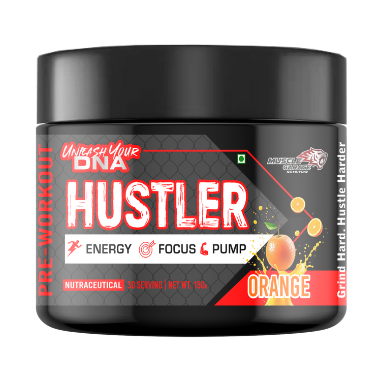 Hustler Pre Workout Powder – 30 Servings | Energy, Focus & Pump | 150mg Caffeine, 2000mg Beta-Alanine
